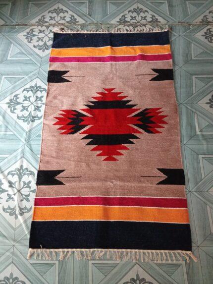 Handmade Shataranji Floor mat 3x5 sq. ft.
