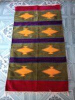 3x5 sq.ft.Classic Handmade Shataranji Floor Mat - Image 4
